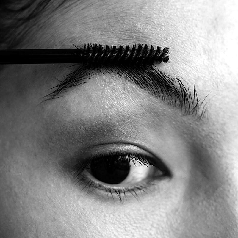 Augenbrauen-Styling Nahaufnahme